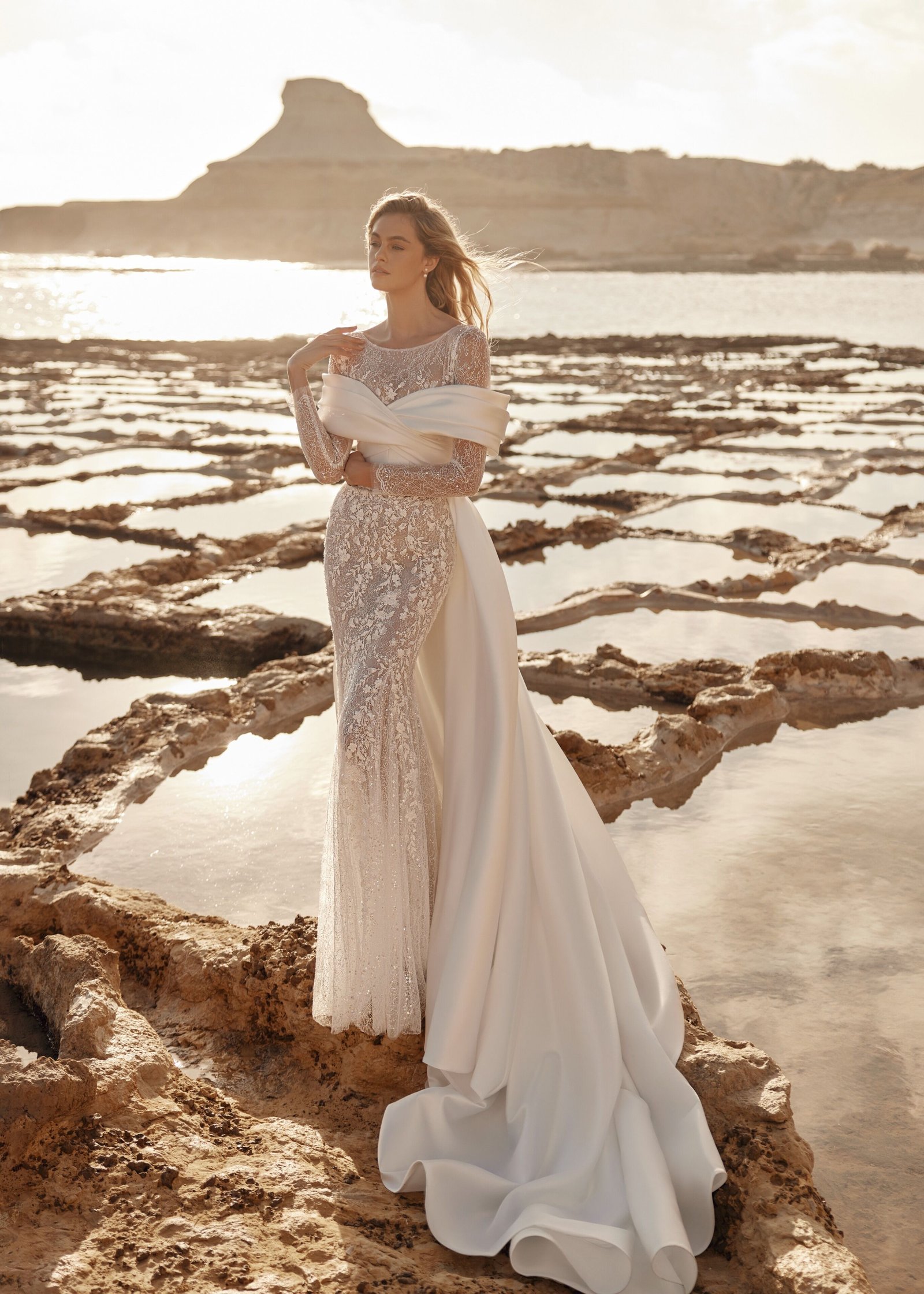 Vestido noiva sereia Eva Lendel (Werra)