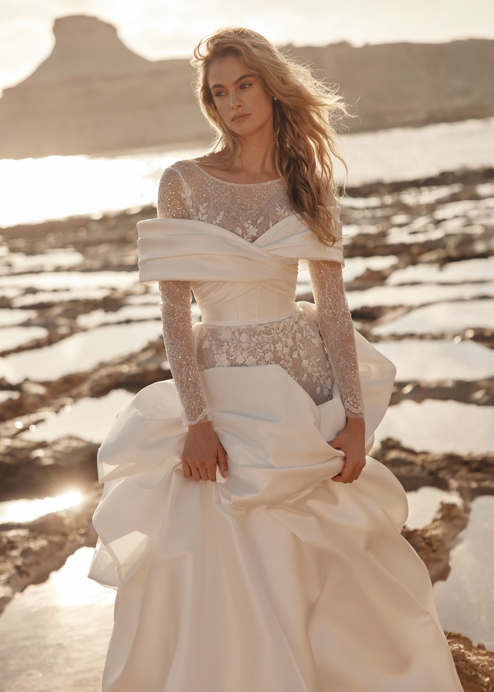 Vestido noiva sereia Eva Lendel (Werra)